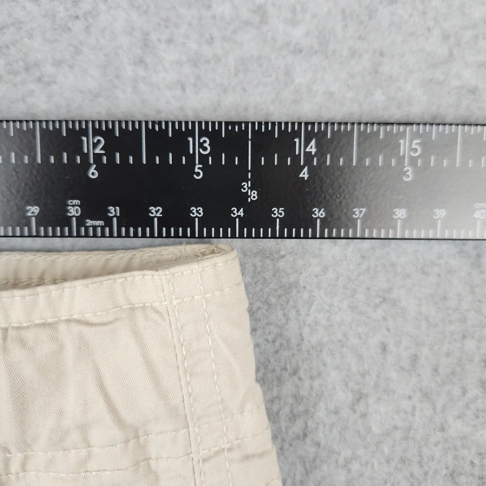 Vanilla Star Girls Tan‎ Khaki Cargo Pants Sz 14 Adjustable Waist Utility Stretch
